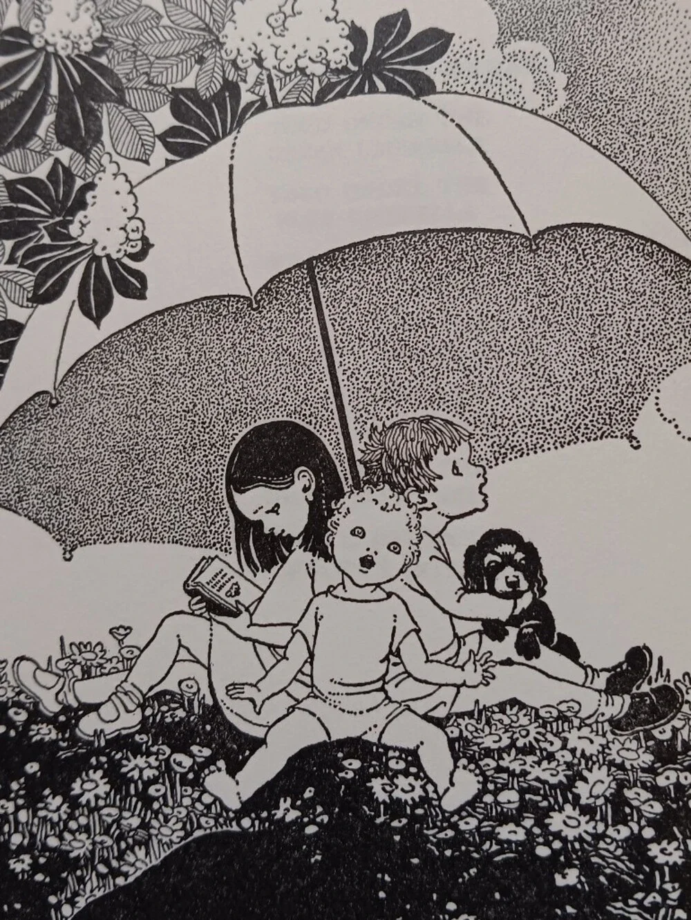 60s Fairycore 'Sung Under the Silver Umbrella'' Whimsy Poetry Hardcover Book